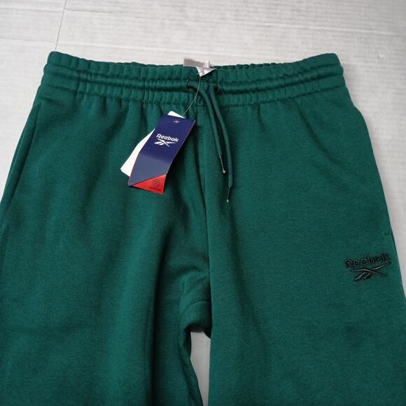 Reebok Men's Identity Fleece Sweatpants Size M Medium Green - Picture 4 of 10